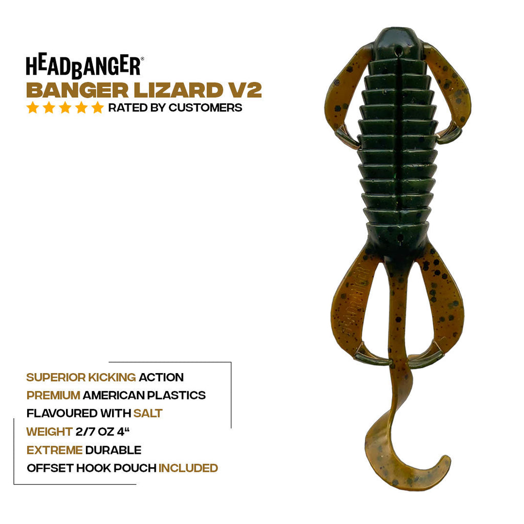 Headbanger BangerLizard V2 4" 4-pack